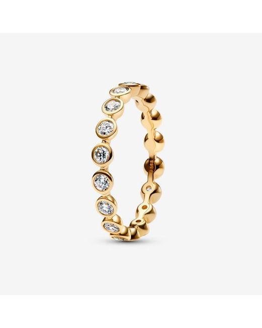 Pandora Metallic Era Bezel Lab-Grown Diamond Eternity Ring