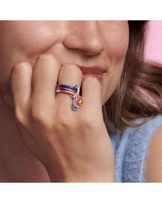 Pandora Blue Me Electric Ring