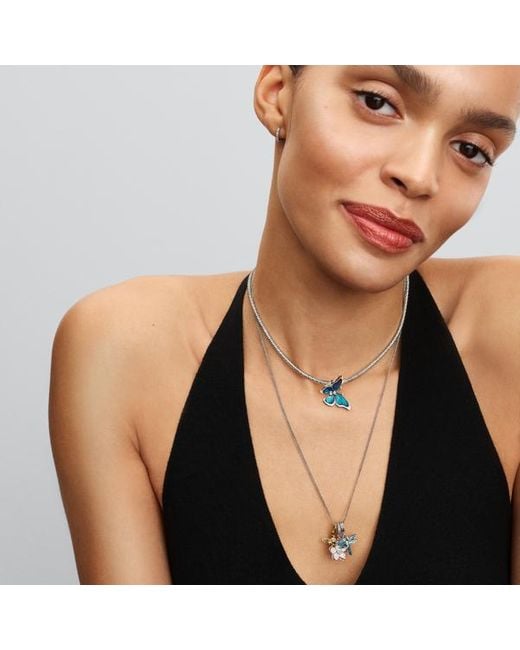 Pandora Blue Oversized Butterfly Charm