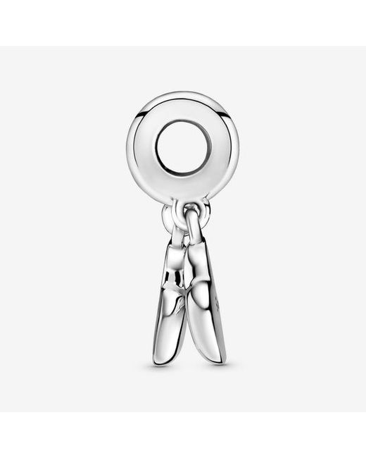 Pandora White Mother & Son Heart Split Dangle Charm