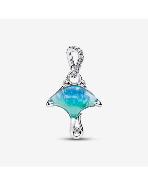 Pandora Blue Manta Ray Dangle Charm