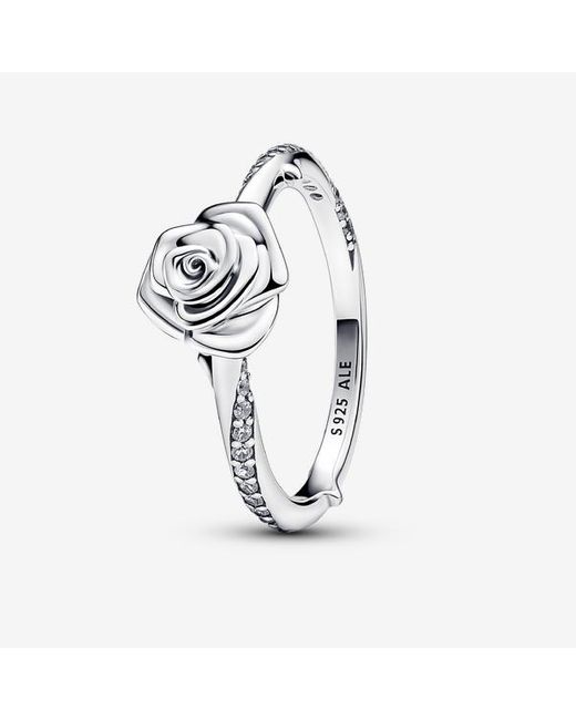 Pandora Metallic Rose In Bloom Ring