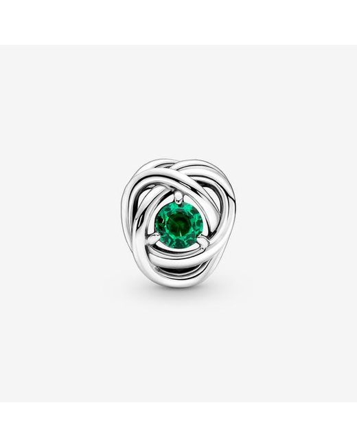 Pandora Green May Birthstone Eternity Circle Charm