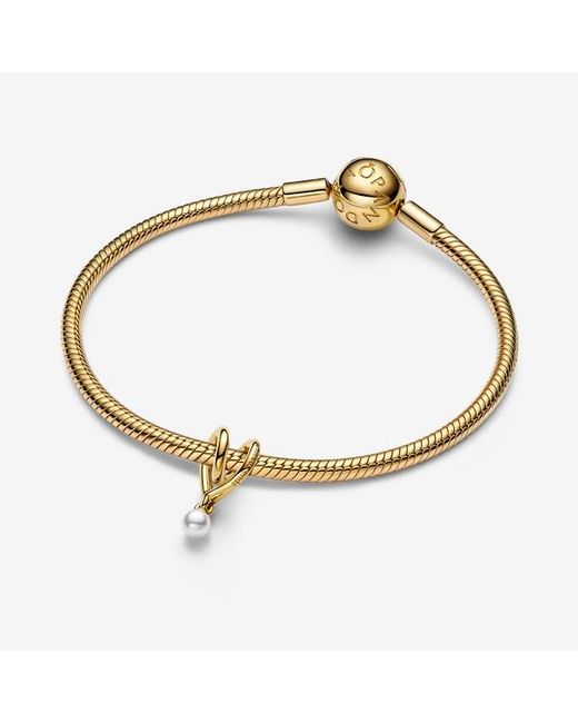 Pandora Metallic Wrapped Heart Charm