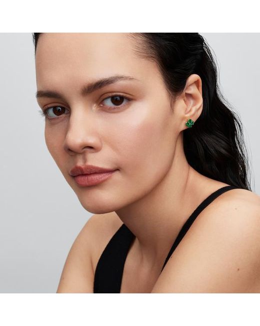 Pandora Green Lucky Clover Stud Earrings