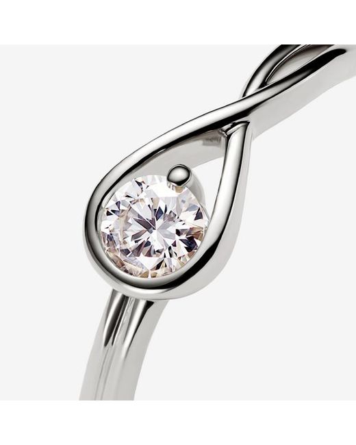 Pandora Metallic Infinite 14K Lab-Grown Diamond Ring