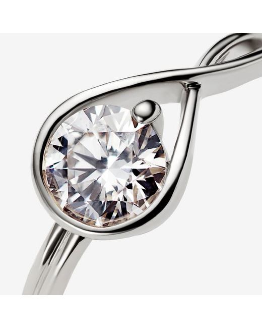 Pandora Metallic Infinite 14K Lab-Grown Diamond Ring