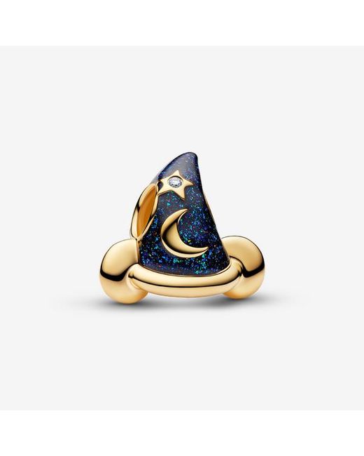 Pandora Blue Disney Mickey Mouse Sorcerer's Hat Charm