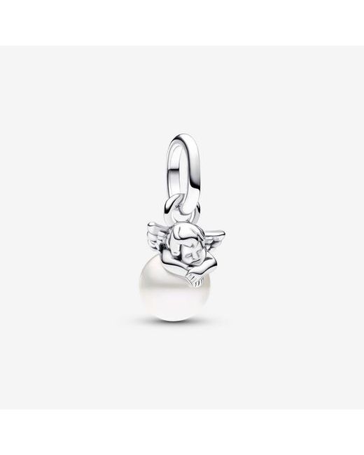 Pandora White Pendant Charm Me 793108c01 Angel Cupid