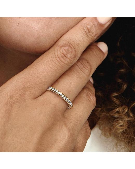 Pandora Metallic Timeless Pavé Single-row Ring