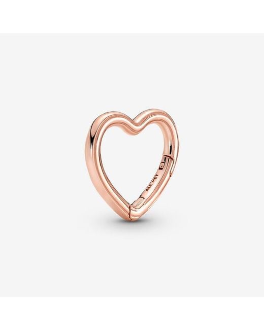 Pandora Metallic Me Styling Heart Openable Link