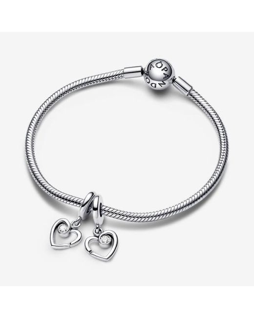 Pandora Metallic Forever & Always Splittable Dangle Charm