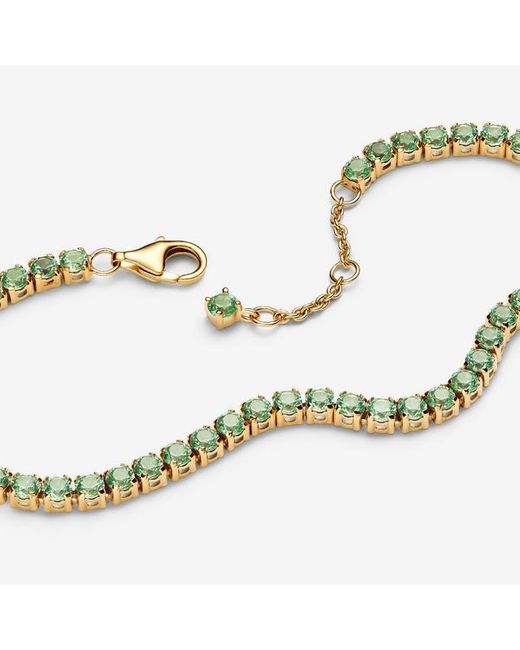 Pandora Metallic Sparkling Tennis Bracelet