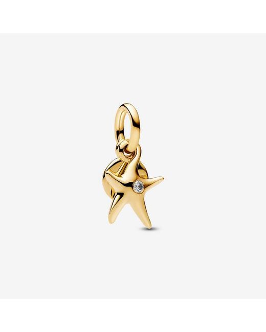 Pandora Metallic Starfish Double Dangle Charm