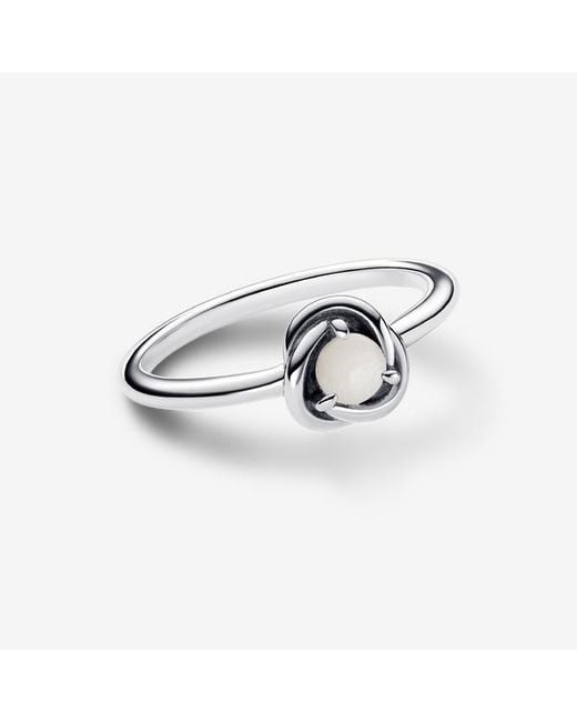 Pandora Metallic June Birthstone Eternity Circle Ring