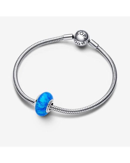 Pandora Blue Opalescent Ocean Deep Charm
