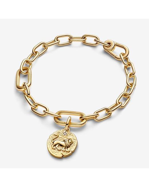 Pandora Metallic Lion Medallion Charm