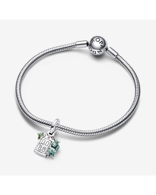 Pandora White Disney Pixar Monsters, Inc. Door Dangle Charm