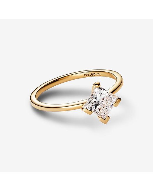 Pandora Metallic Nova 14K Lab-Grown Diamond Ring