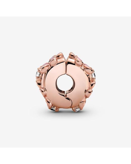 Pandora Moments 14k Rose Gold-plated Pink Daisy Flower Stud Earrings