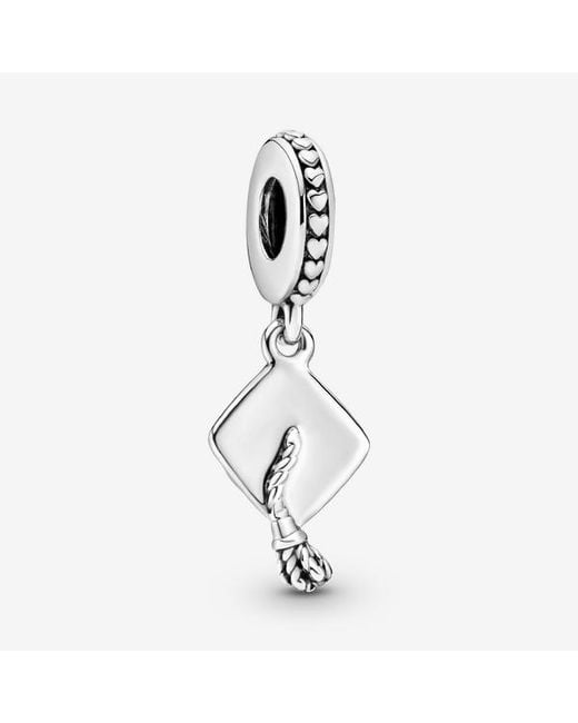 Pandora Metallic Graduation Cap Dangle Charm