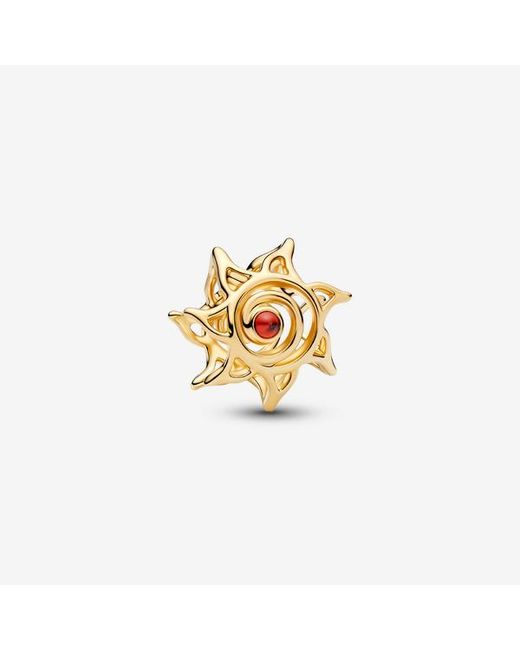 Pandora Metallic Sun Openwork Charm