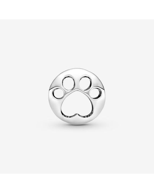 Pandora Multicolor Openwork Paw Print Charm