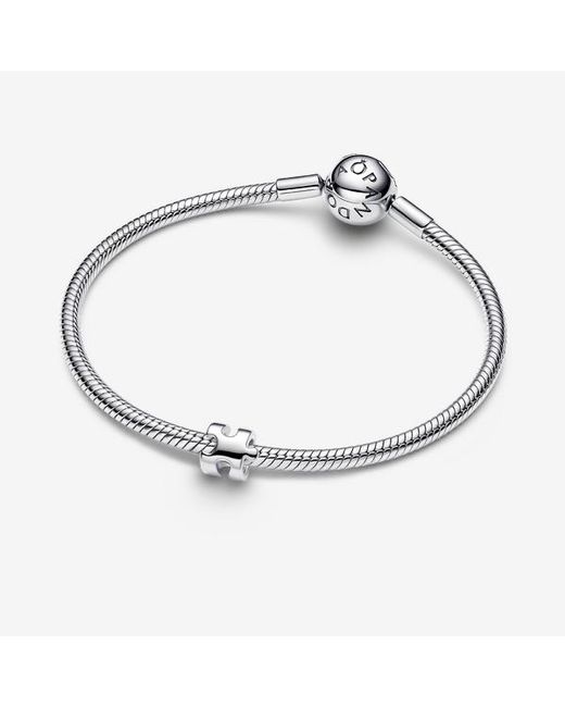 Pandora White Puzzle Piece Mini Charm