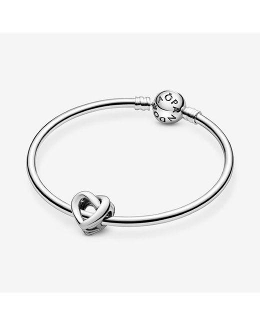 Pandora Metallic Knotted Heart Charm