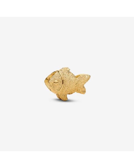 Pandora Metallic Textured Fish Mini Charm