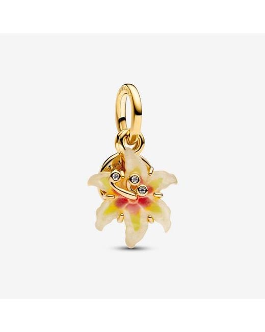Pandora Metallic Disney Tangled Sundrop Flower Glow-In-The-Dark Charm