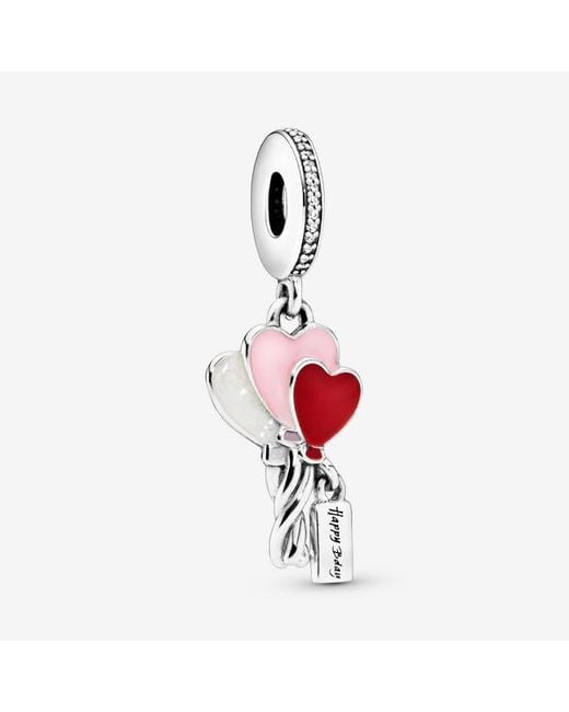 Pandora Red Happy Bday Balloon Dangle Charm 798076cz