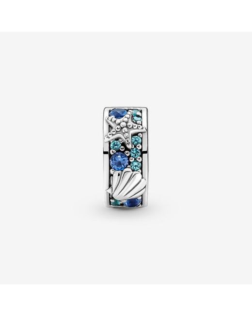 Pandora Blue Tropical Starfish & Shell Clip Charm