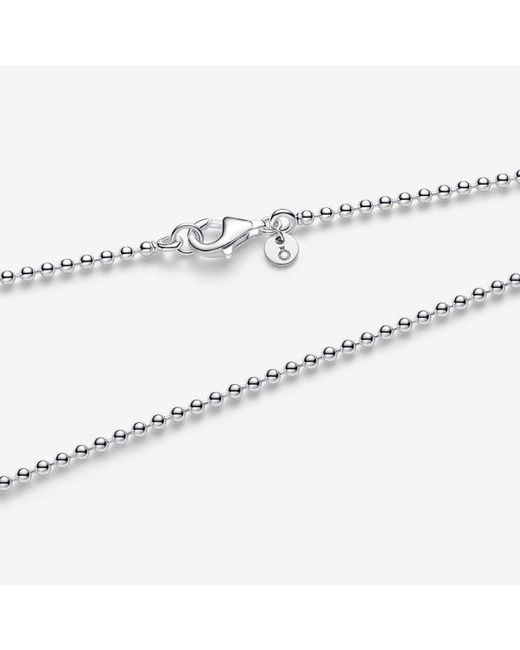 Pandora White Ball Chain Necklace