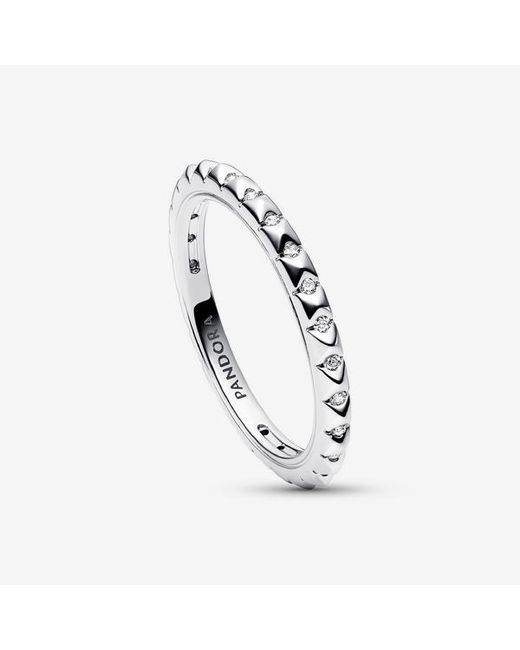 Pandora Metallic Me Pyramids Ring