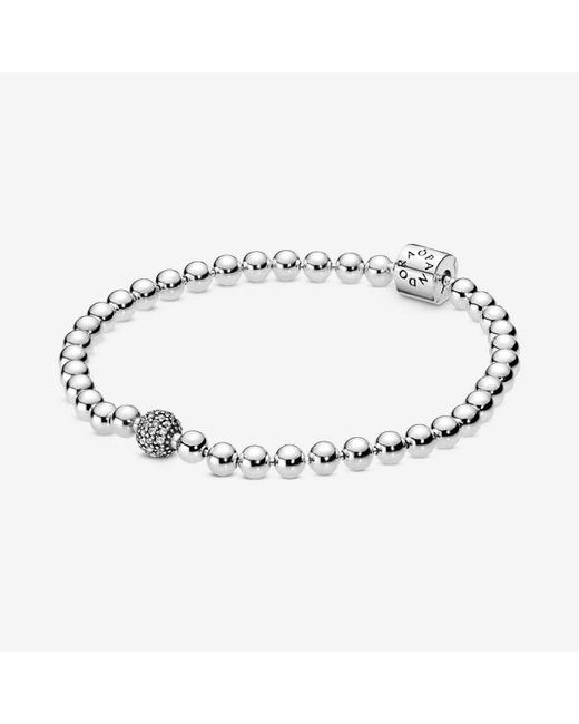 Pandora Metallic Women Silver Bangle - 597943-21