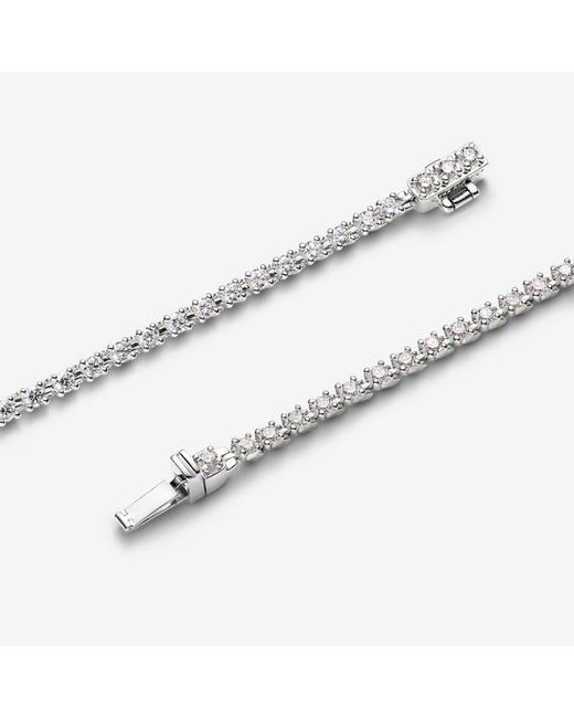 Pandora Metallic Era Lab-Grown Diamond Tennis Bracelet