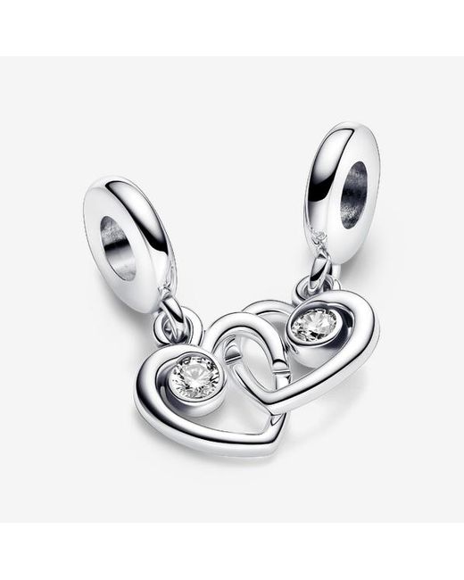 Pandora Metallic Forever & Always Splittable Dangle Charm