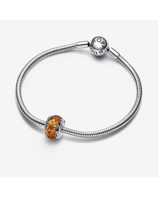 Pandora White Disney The Lion King Murano Glass Charm