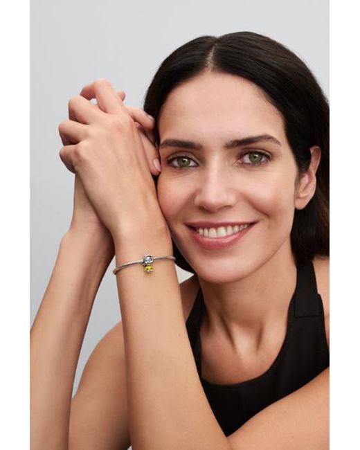 Pandora White Disney Snow Dopey Charm