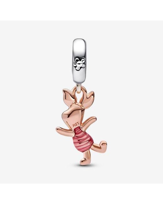 Pandora White Disney Winnie The Pooh Piglet Dangle Charm