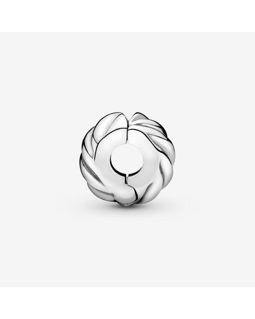 Pandora Multicolor Polished Feathered Clip Charm