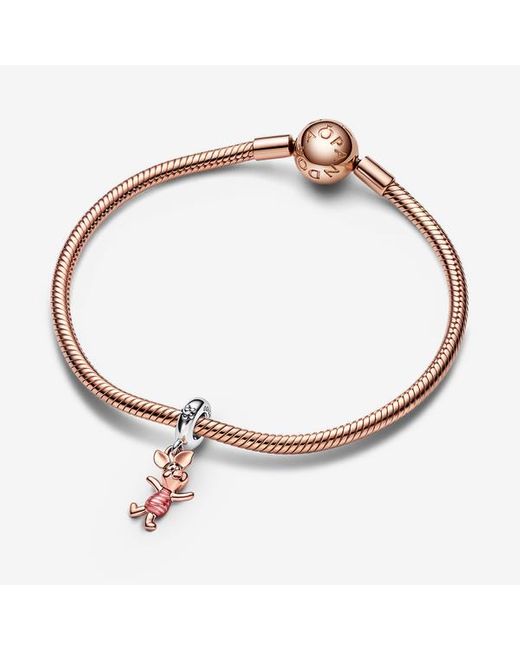 Pandora White Disney Winnie The Pooh Piglet Dangle Charm