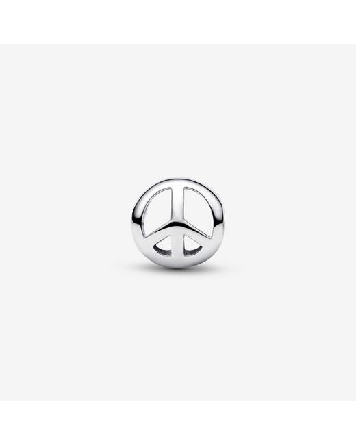 Pandora Metallic Peace Symbol Mini Charm