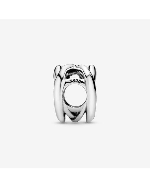 Pandora Metallic Knotted Heart Charm
