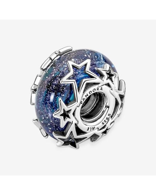 Pandora Blue Galaxy & Star Murano Charm