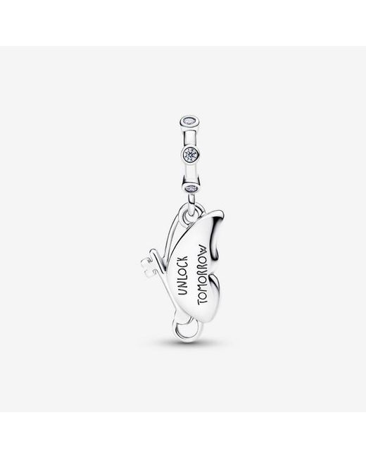 Pandora Blue Winged Dangle Charm