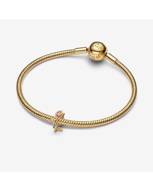 Pandora Metallic Tulip Openwork Charm