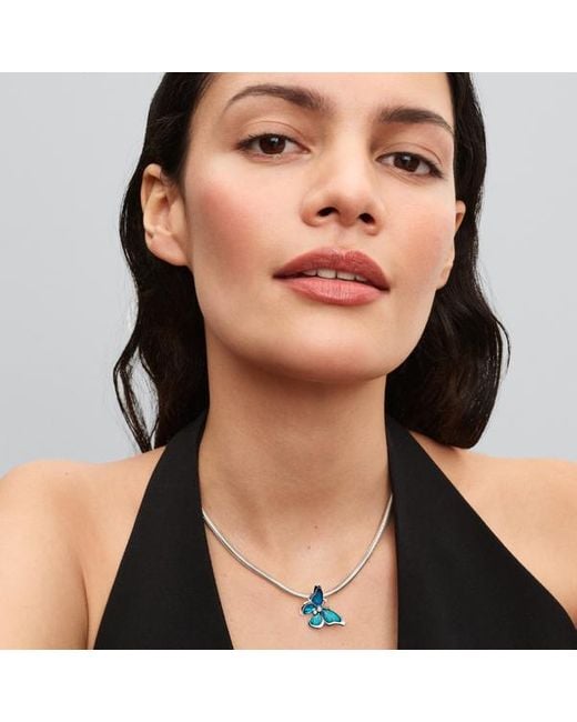 Pandora Blue Oversized Butterfly Charm
