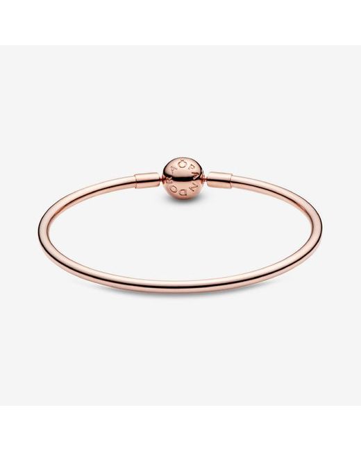Pandora Metallic Moments Snake Chain Style Open Bangle